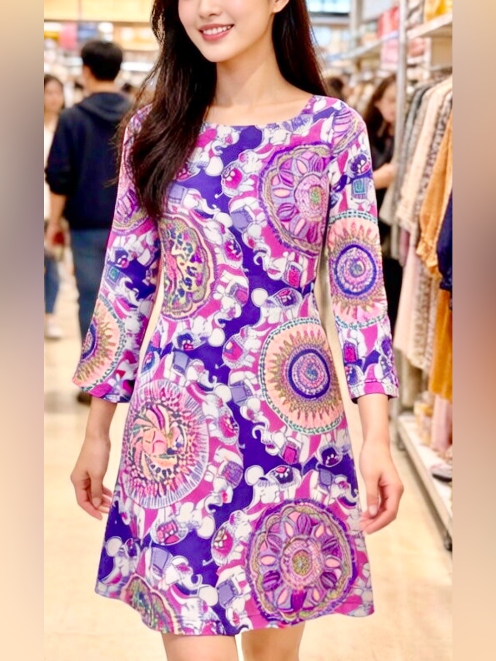 Lilly Pulitzer New With Tags “Play That Trunky Music” Pattern Dress